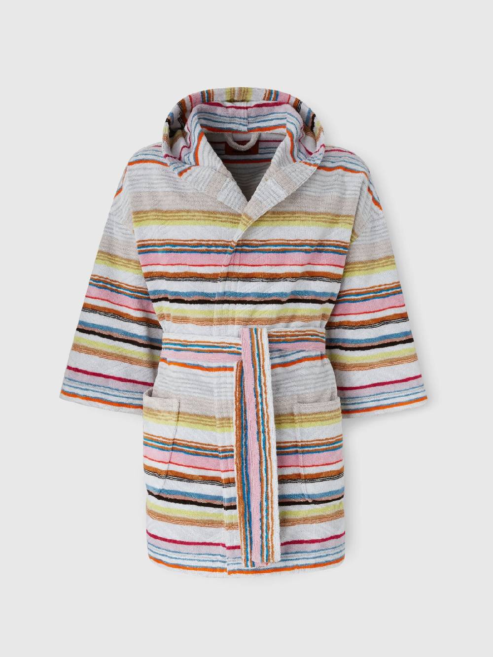 Missoni Accappatoio corto Moonshadow in spugna di cotone con lurex Acquista Ora