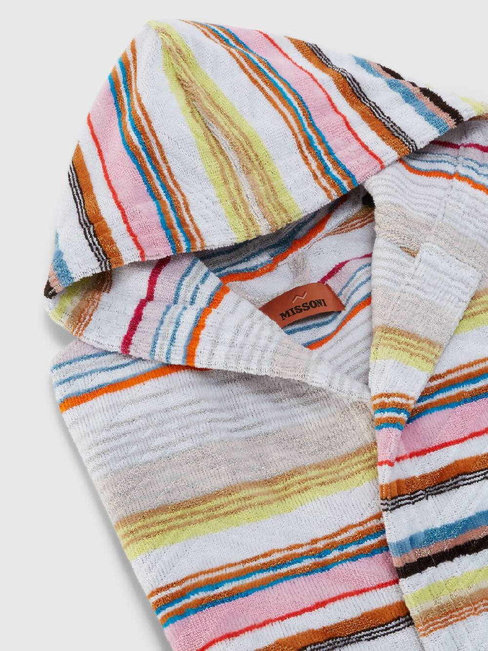 Missoni Accappatoio corto Moonshadow in spugna di cotone con lurex Acquista Ora