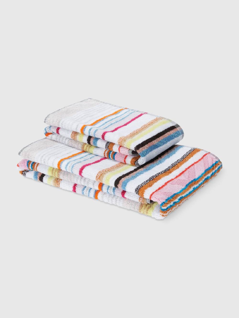 Missoni Set 2 pezzi di asciugamani da bagno Moonshadow in spugna di cotone con lurex Promozione Limitata