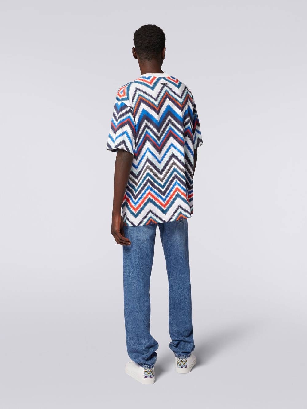 Missoni T-shirt oversize in cotone zig zag Fino Al -60%