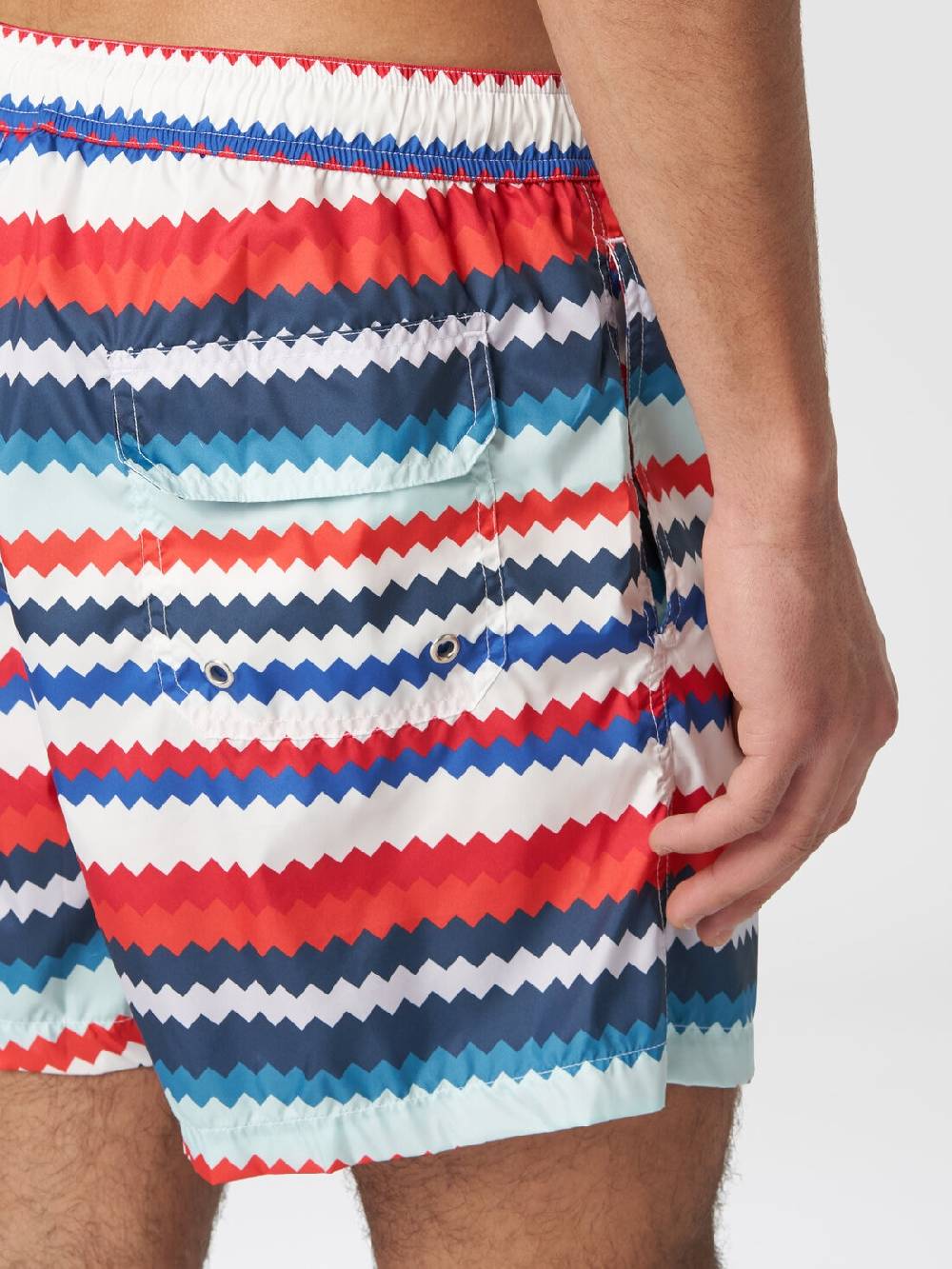 Missoni Boxer mare in nylon stampa micro zig zag Affare Del Giorno