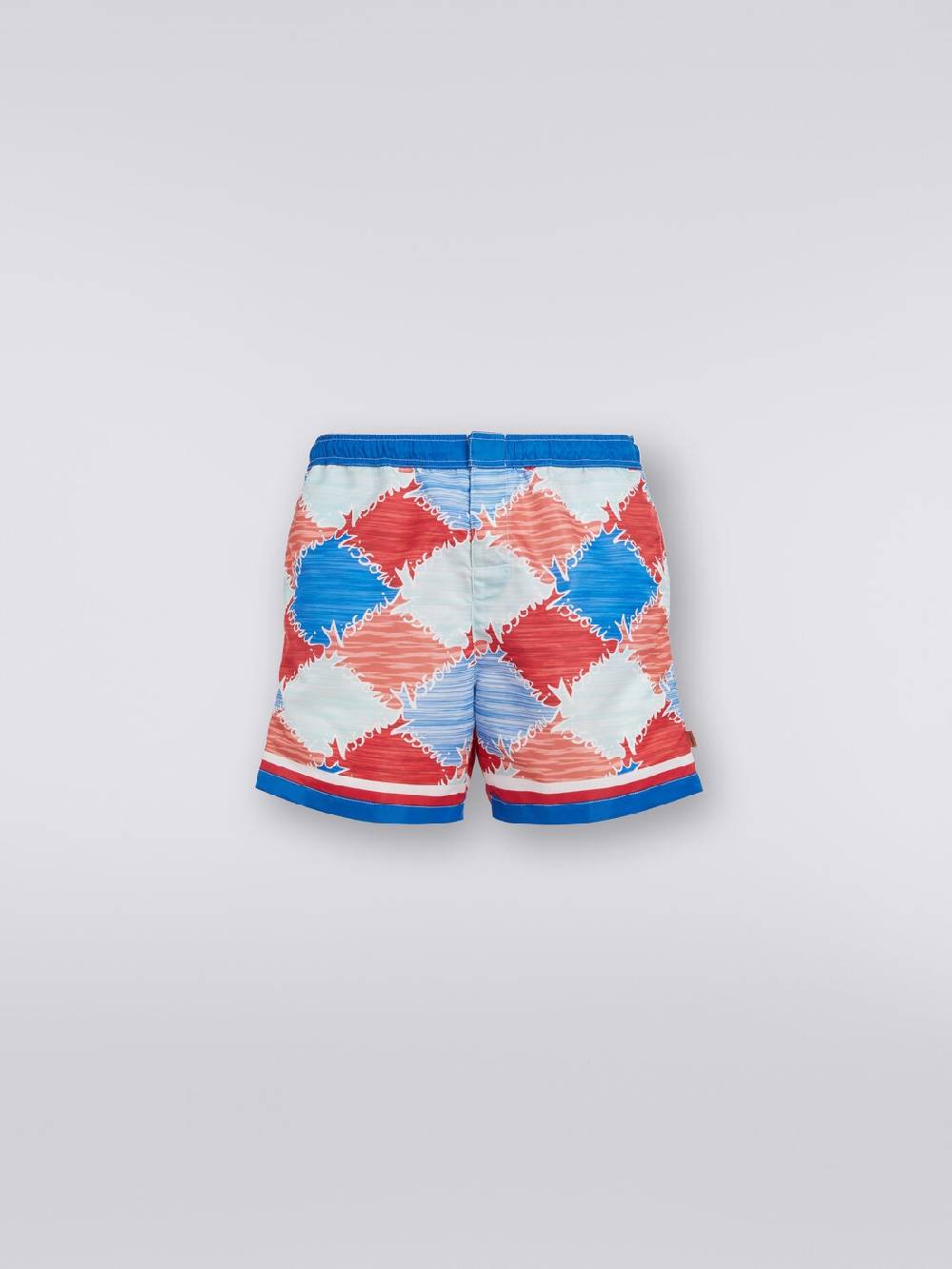Missoni Boxer mare in nylon fiammato con logo Sottocosto