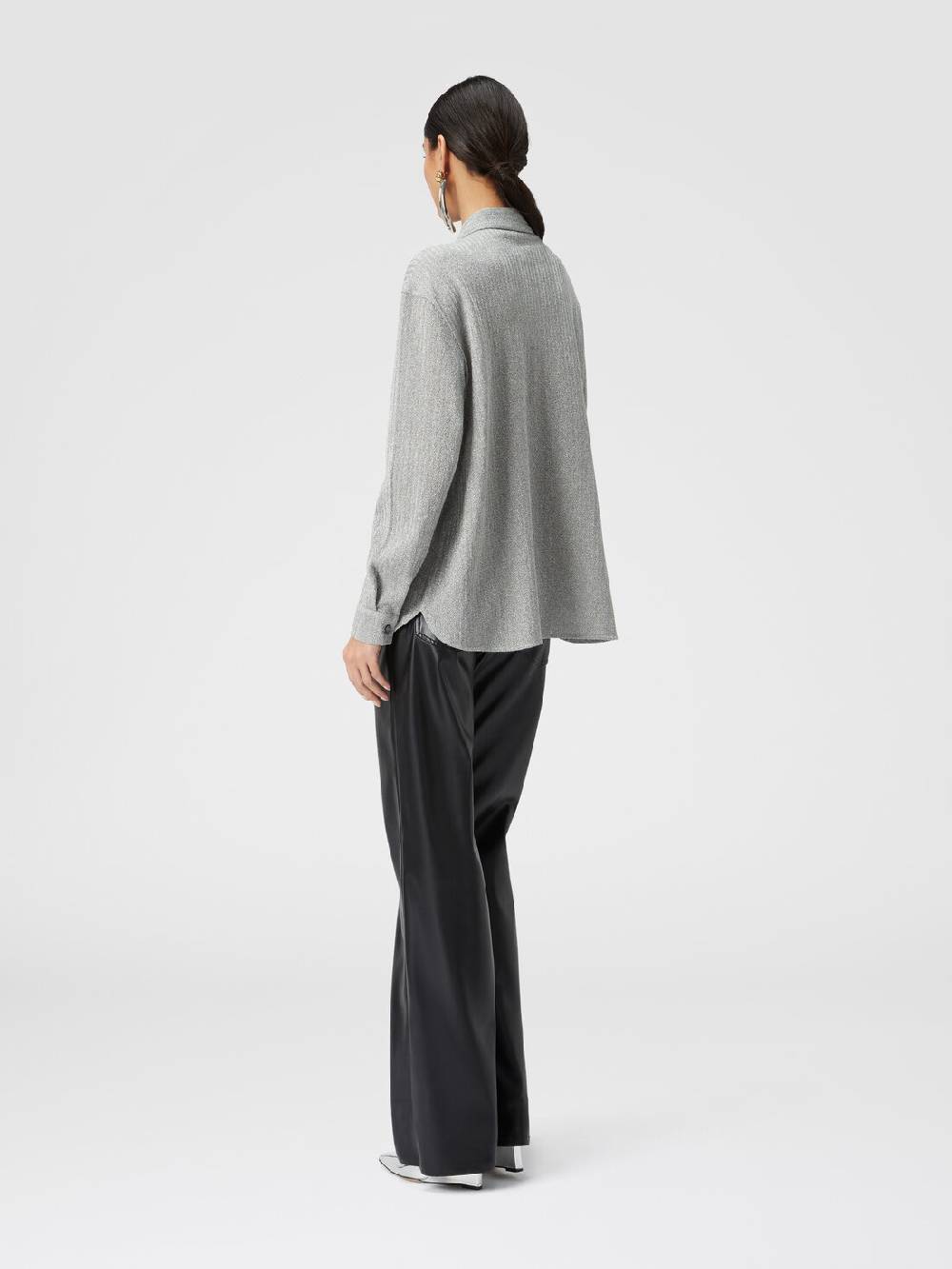 Missoni Camicia oversize in cotone e viscosa lamé Novità