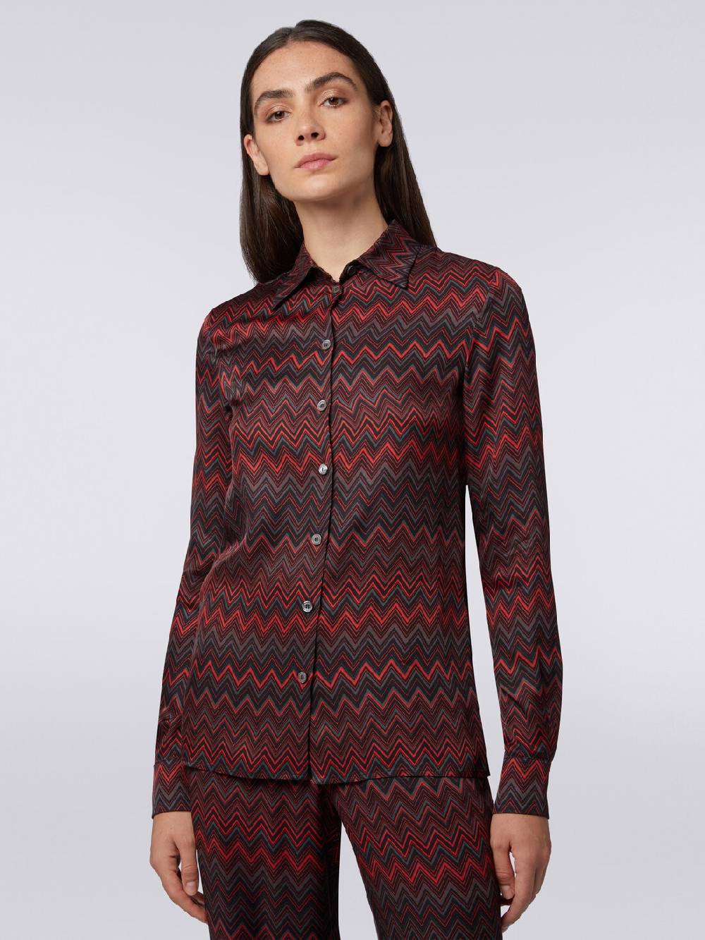 Missoni Camicia in viscosa jacquard a zig zag Online