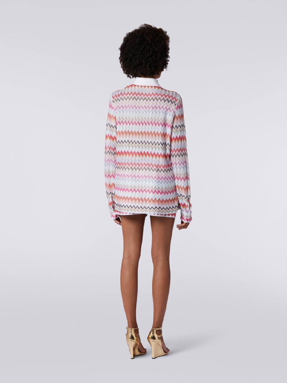 Missoni Camicia in cotone e viscosa zig zag Outlet