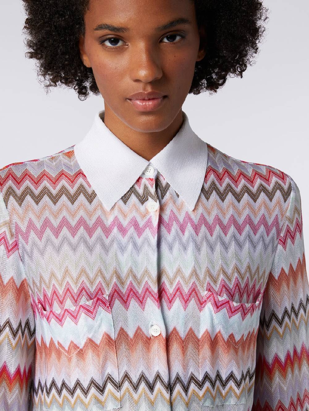 Missoni Camicia in cotone e viscosa zig zag Outlet
