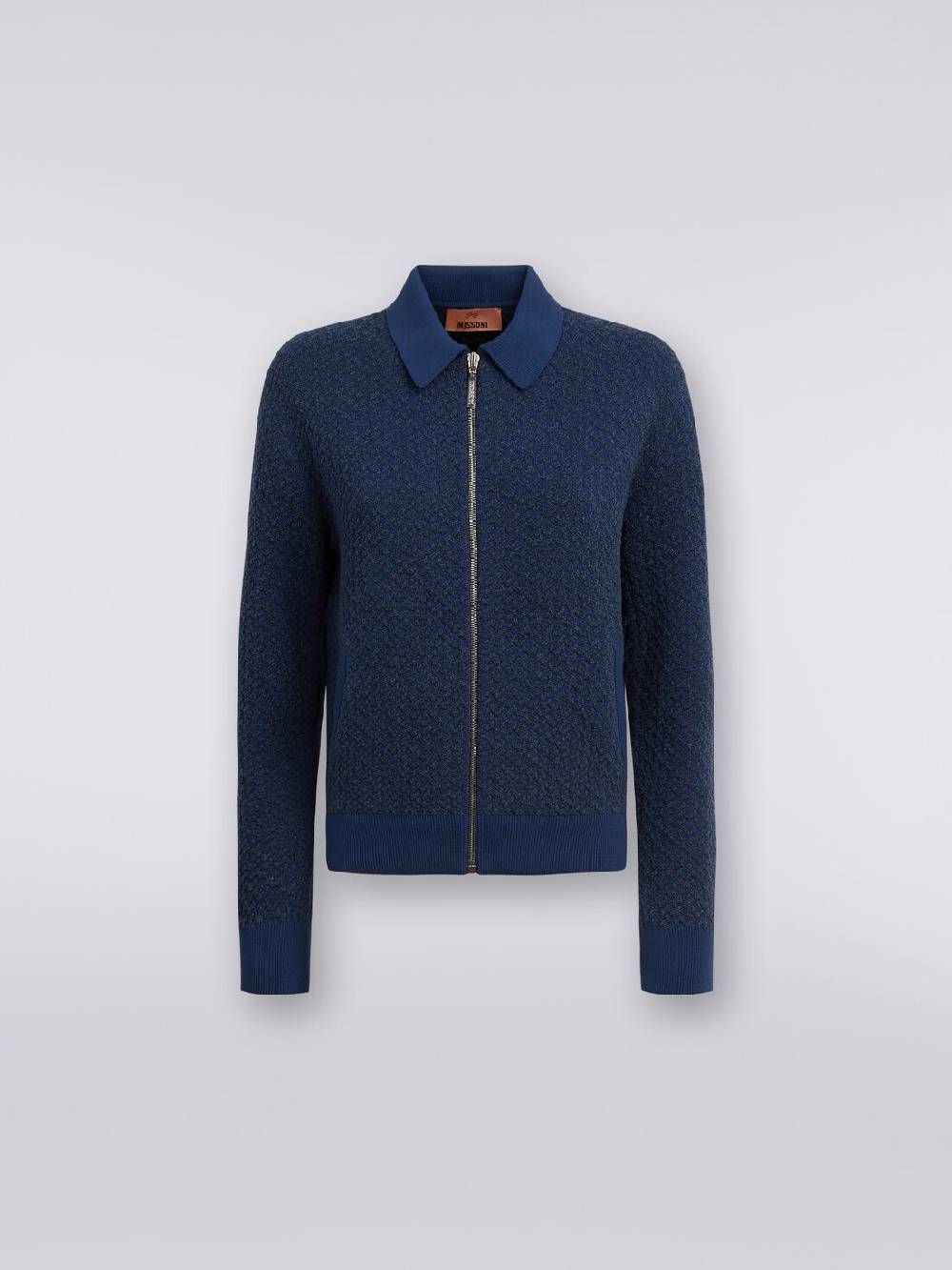 Missoni Bomber in cotone e nylon con zip In Vendita