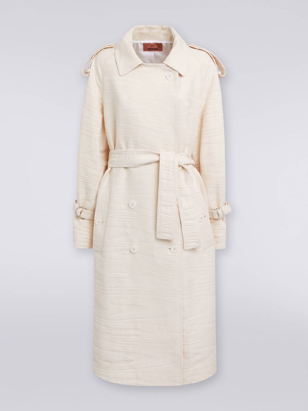 Missoni Trench in canvas di cotone jacquard fimmato Hotsell