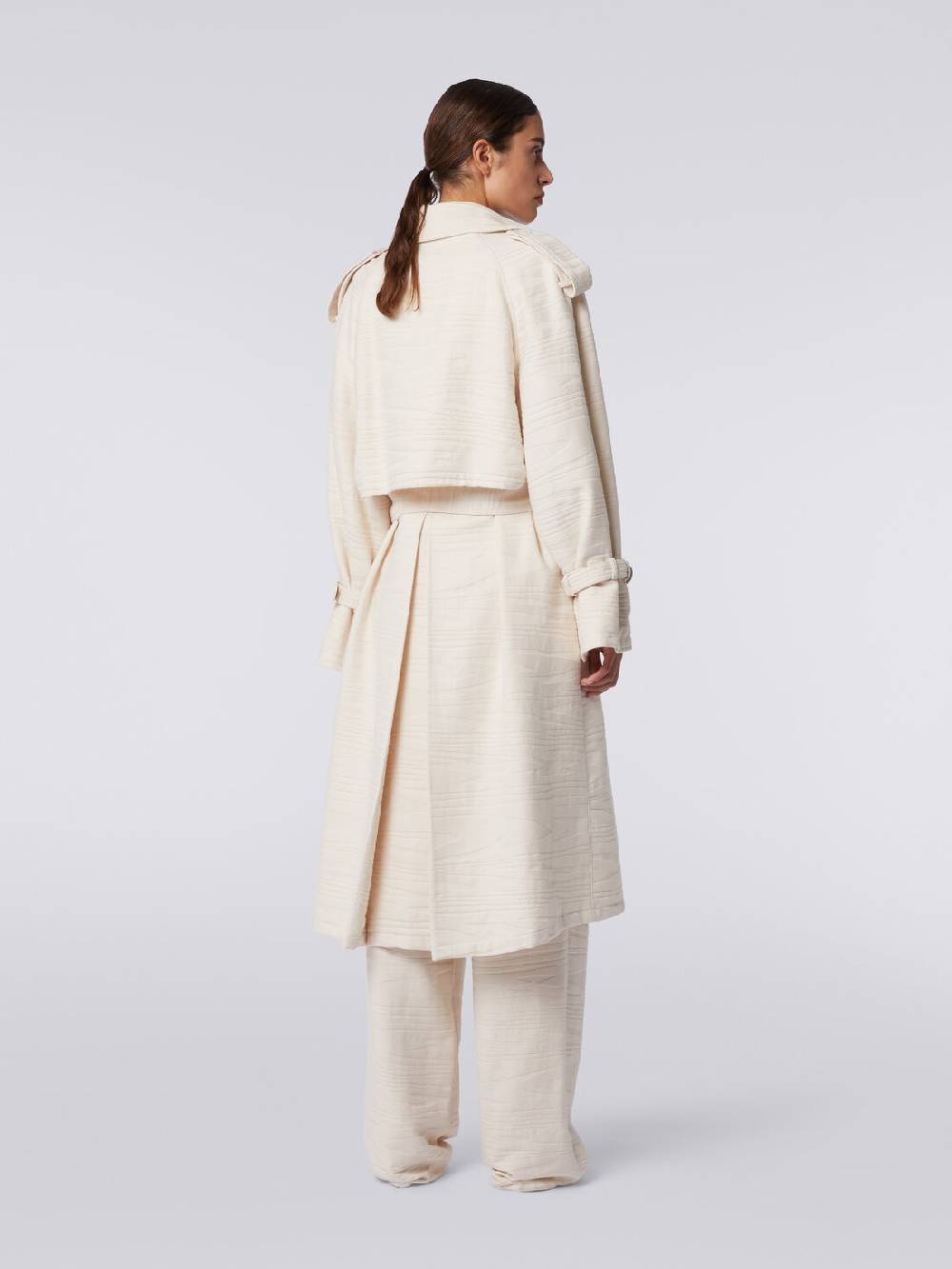 Missoni Trench in canvas di cotone jacquard fimmato Hotsell