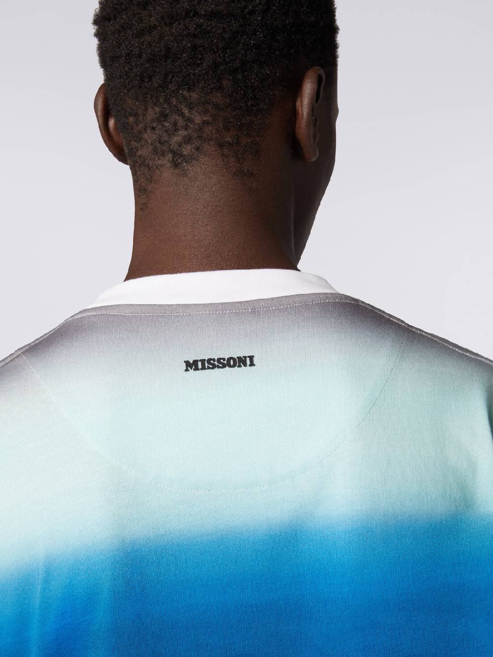 Missoni T-shirt oversize in cotone con stampa dégradé Saldi Di Fabbrica