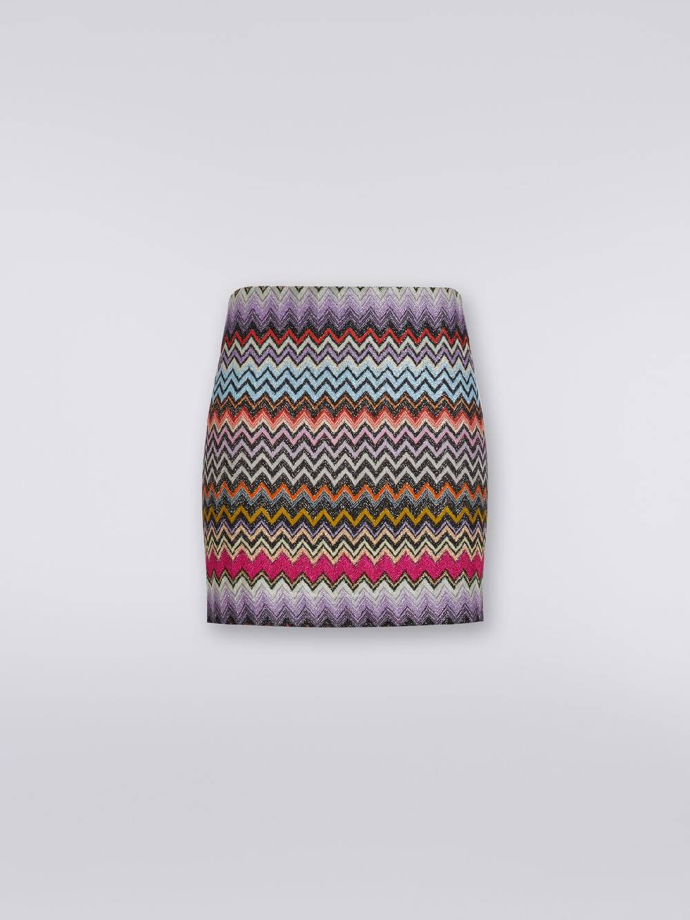 Missoni Minigonna in viscosa zig zag con lurex 2025