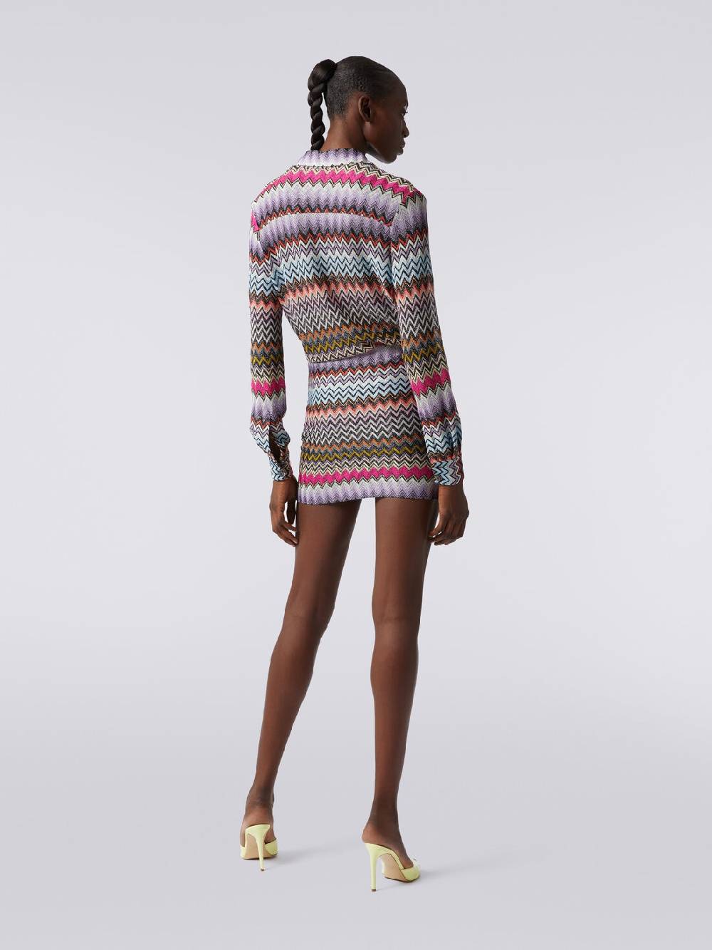 Missoni Minigonna in viscosa zig zag con lurex 2025