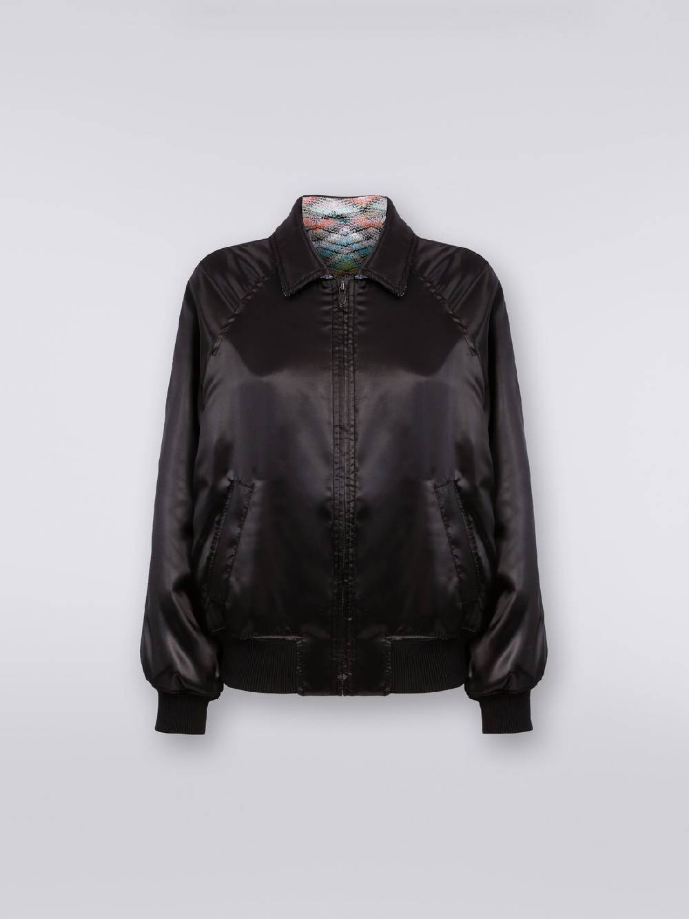 Missoni Bomber reversibile in raso e in maglia con lurex 2025