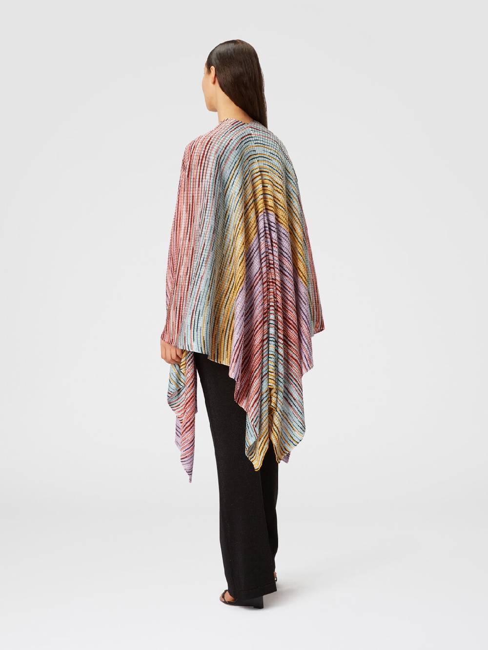Missoni Mantella in maglia di misto viscosa fiammata In Linea