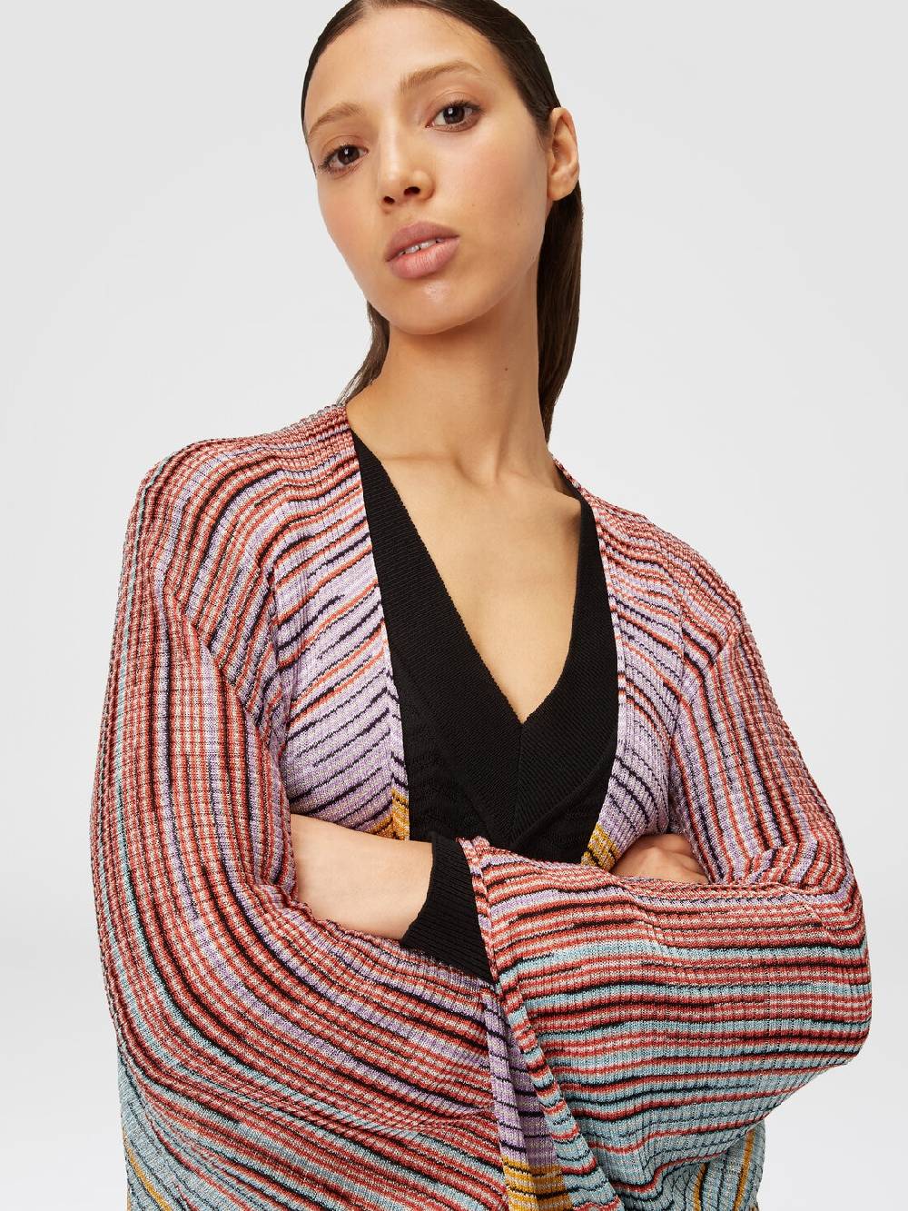 Missoni Mantella in maglia di misto viscosa fiammata In Linea