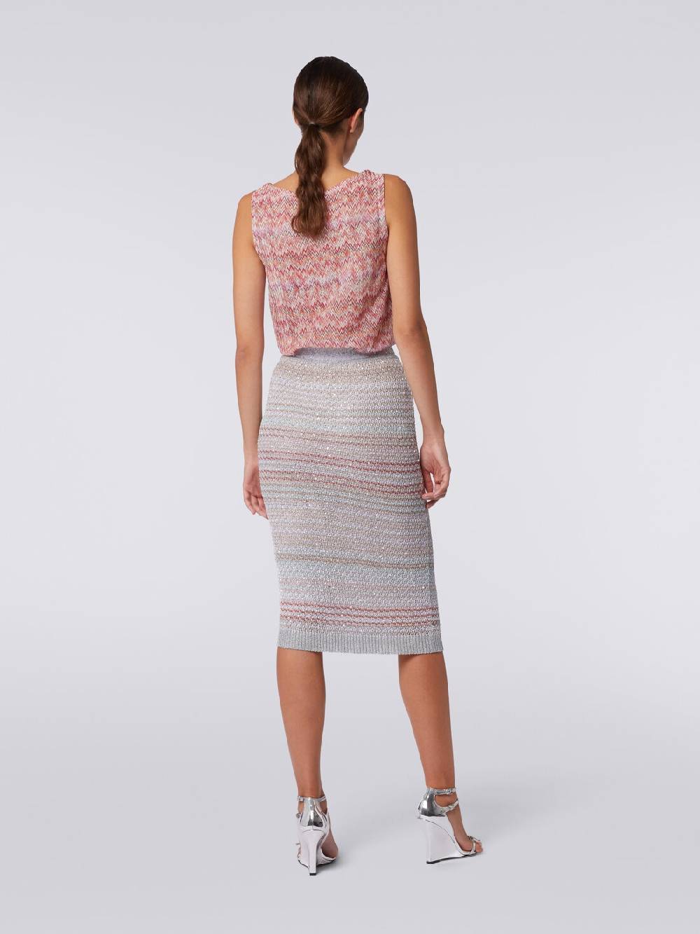Missoni Gonna midi in misto viscosa con paillettes Consegna Veloce