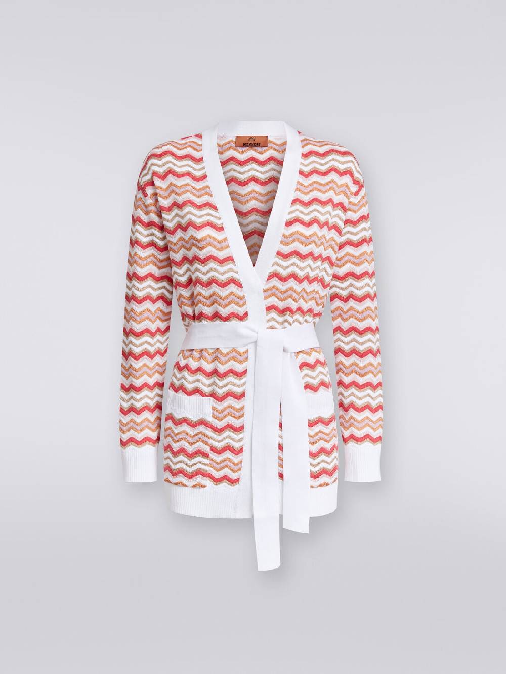 Missoni Cardigan in maglia di cotone e viscosa zig zag Offerta