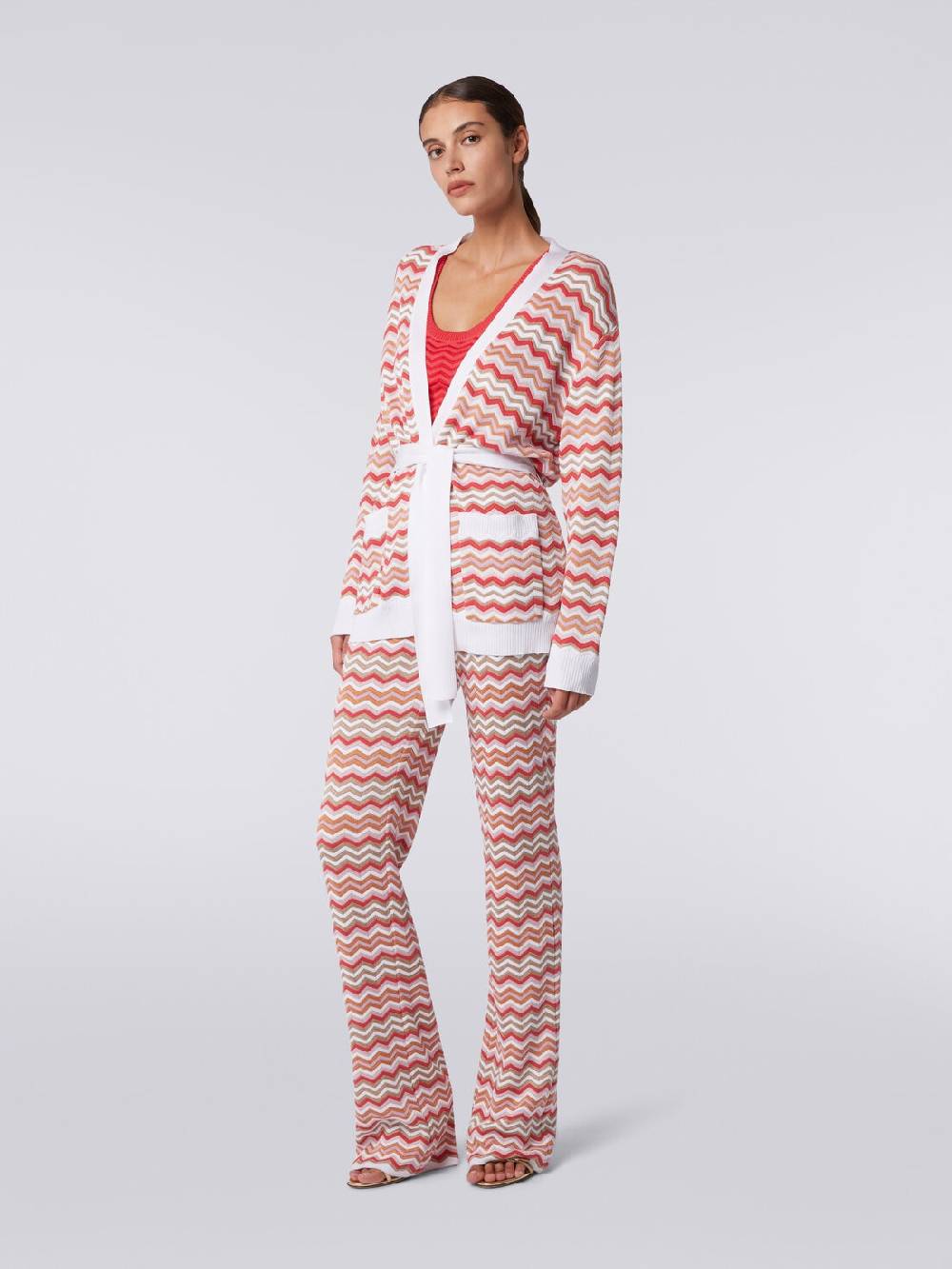 Missoni Cardigan in maglia di cotone e viscosa zig zag Offerta