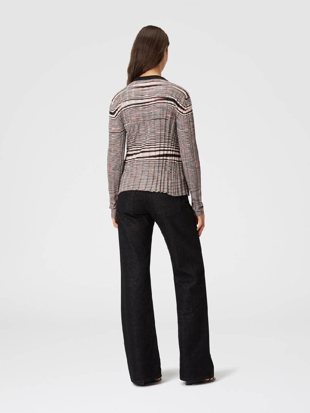 Missoni Cardigan a costine in cashmere e seta fiammata Novità