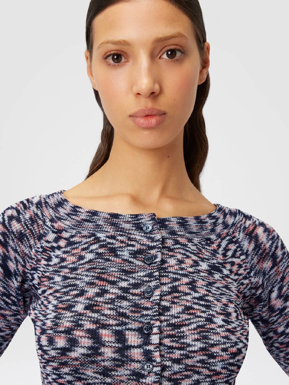 Missoni Cardigan corto in misto viscosa fiammata Outlet