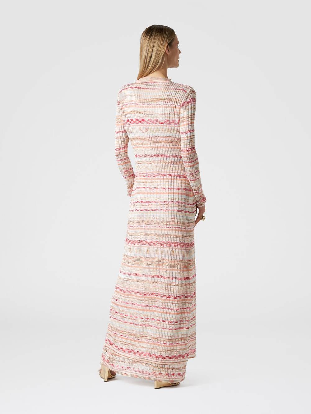 Missoni Cardigan lungo a costine in viscosa fiammata Hotsell