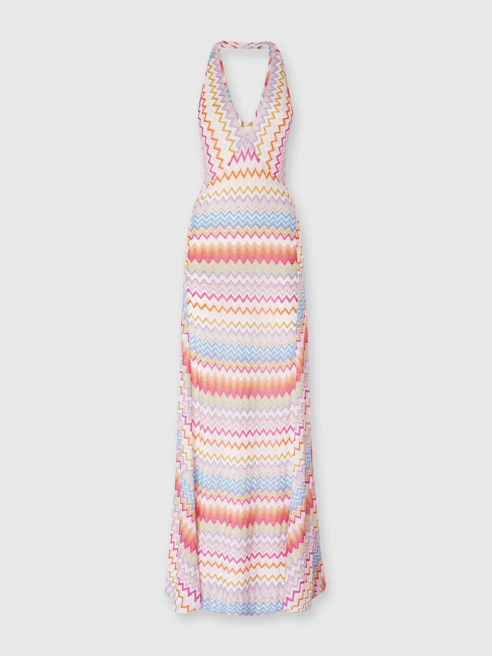 Missoni Abito lungo in viscosa zig zag con lurex I Più Venduti