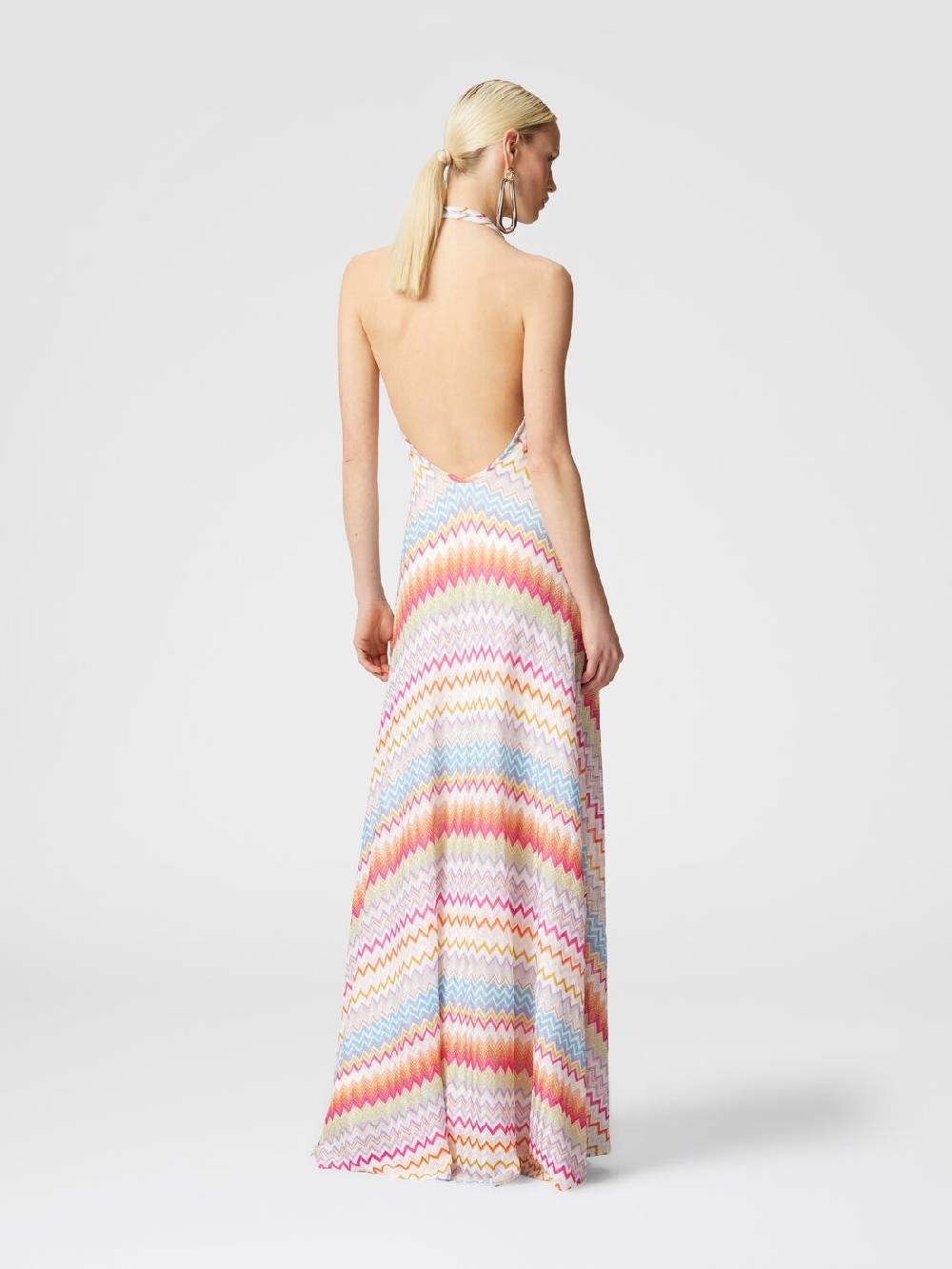Missoni Abito lungo in viscosa zig zag con lurex I Più Venduti