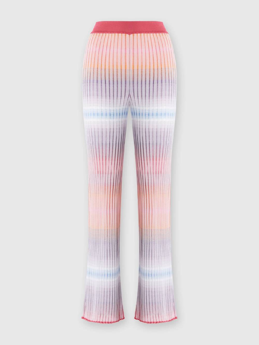 Missoni Pantaloni dritti in viscosa a coste Italy