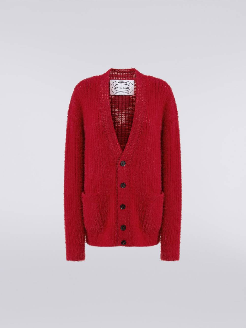 Missoni Cardigan oversize in misto lana effetto pelo 2025