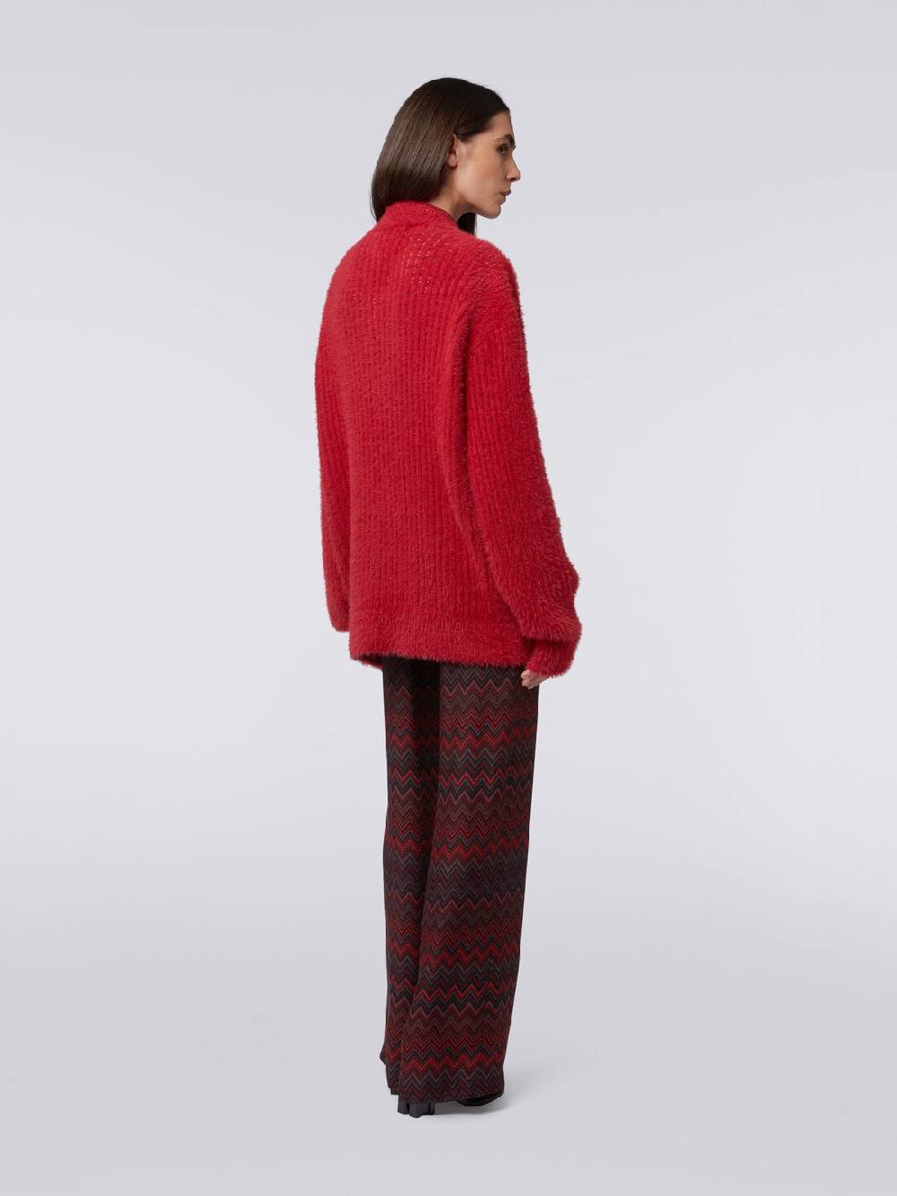 Missoni Cardigan oversize in misto lana effetto pelo 2025