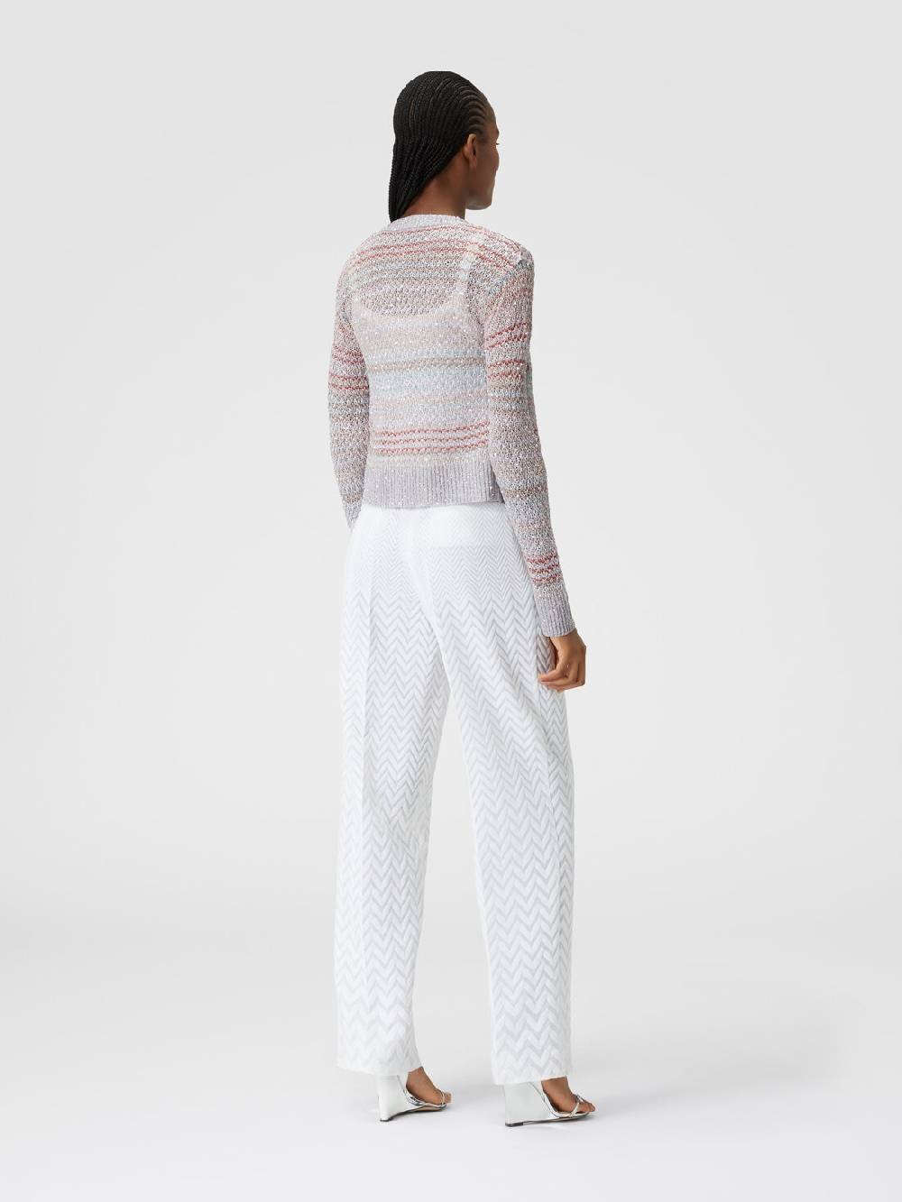 Missoni Cardigan corto in maglia a rete con paillettes Flash Sale