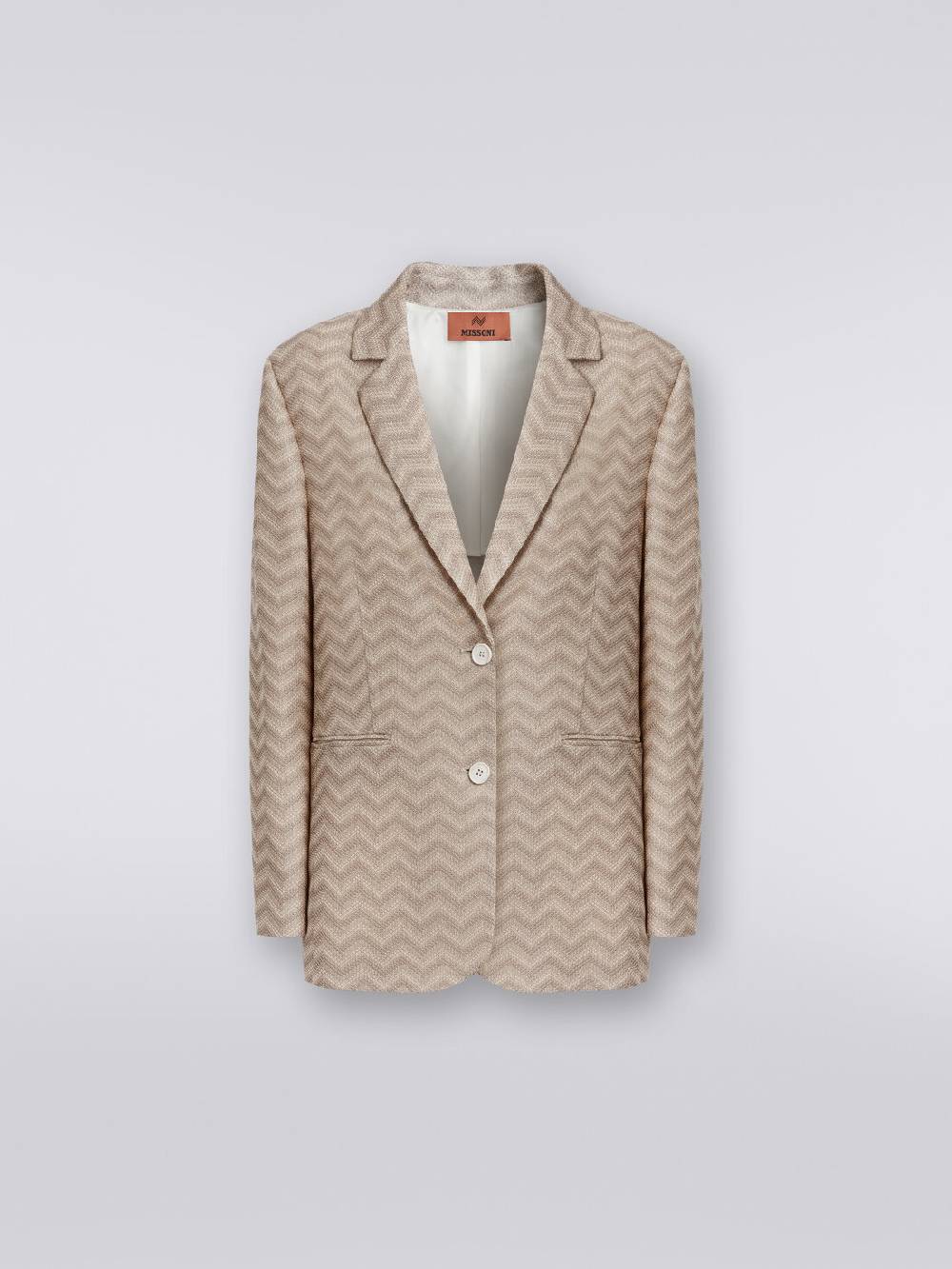 Missoni Blazer monopetto in cotone chevron Economico