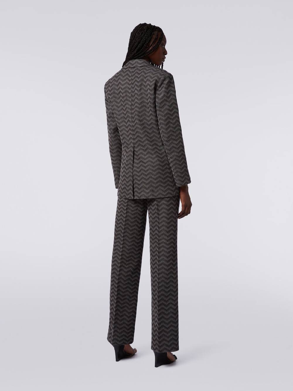 Missoni Blazer monopetto in cotone chevron Online