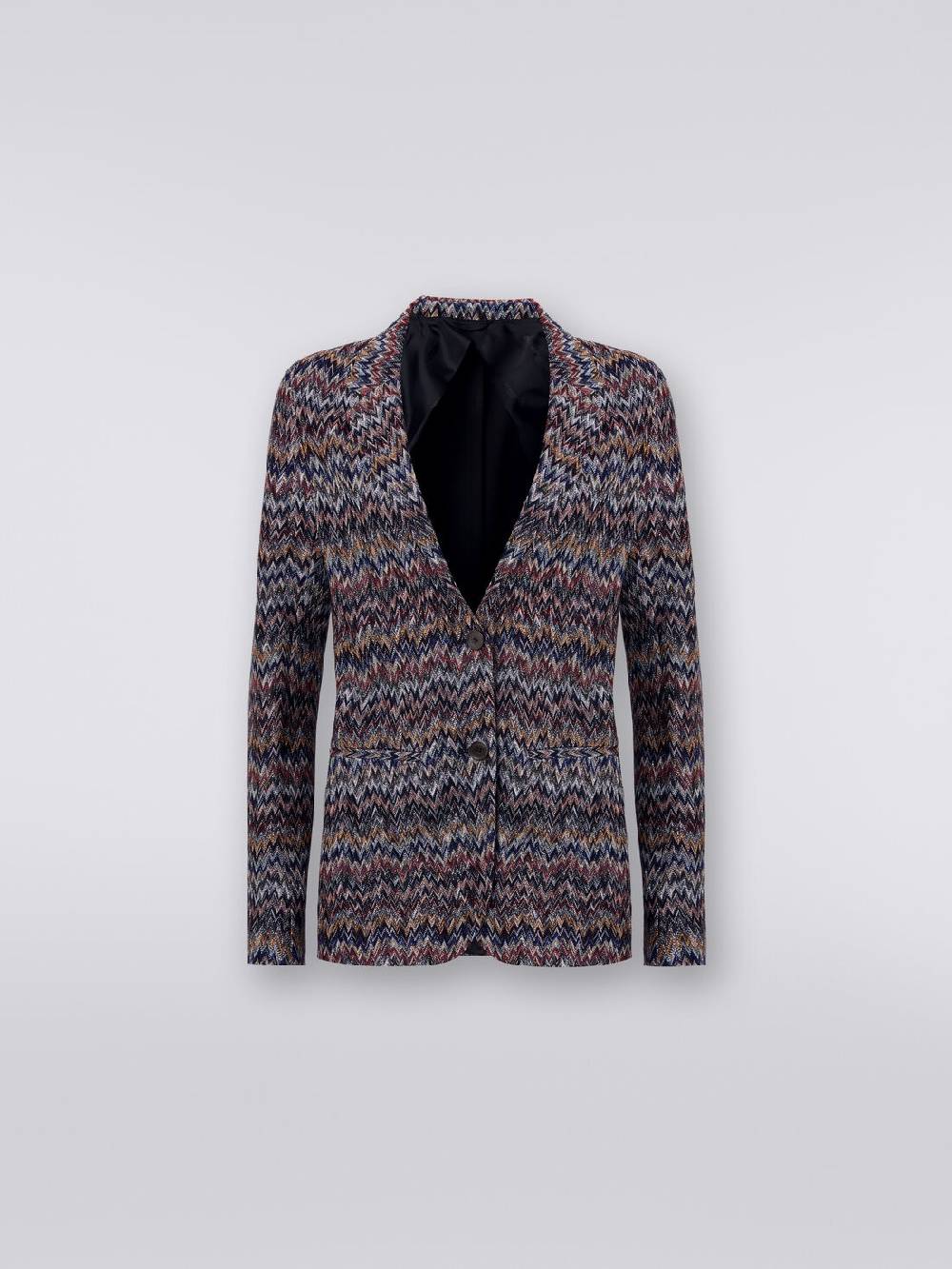 Missoni Blazer in misto viscosa zig zag con lurex Outlet