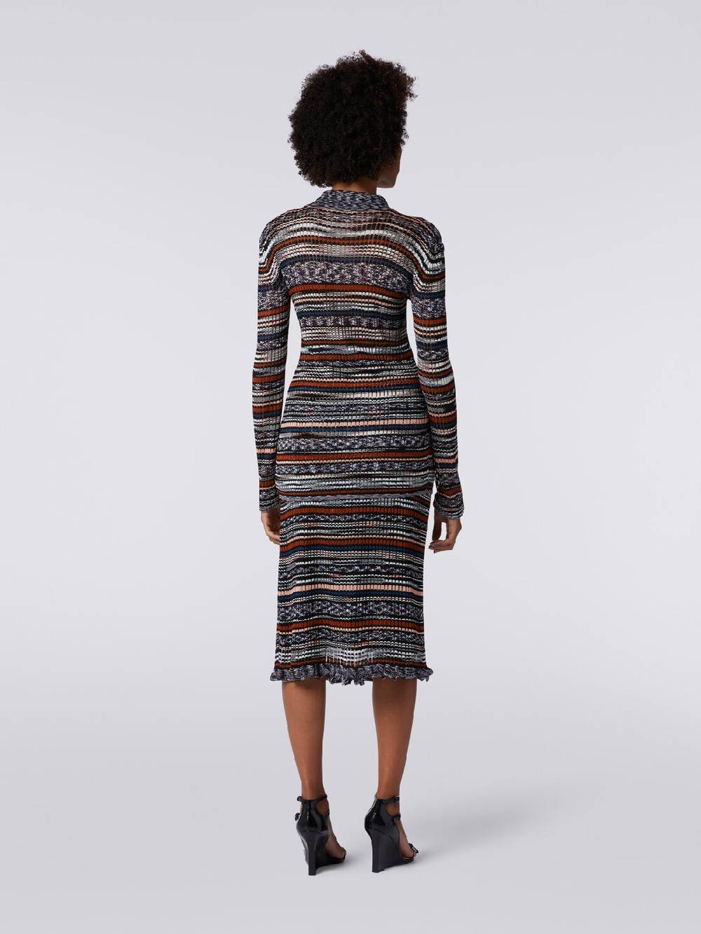 Missoni Gonna midi a costine in viscosa fiammata I Più Venduti