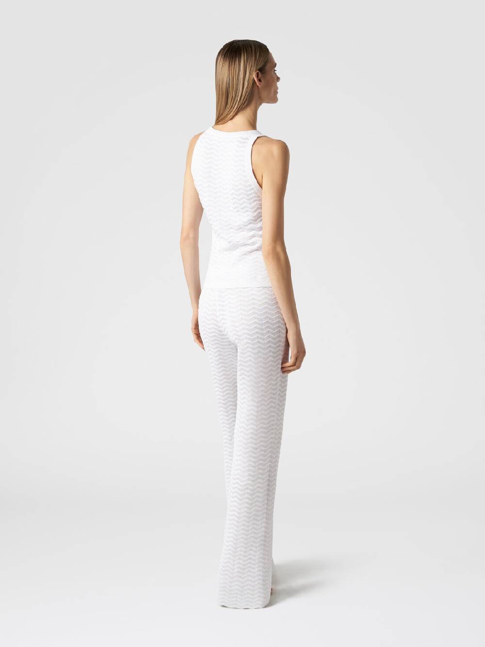 Missoni Pantaloni in maglia zig zag Nuovo