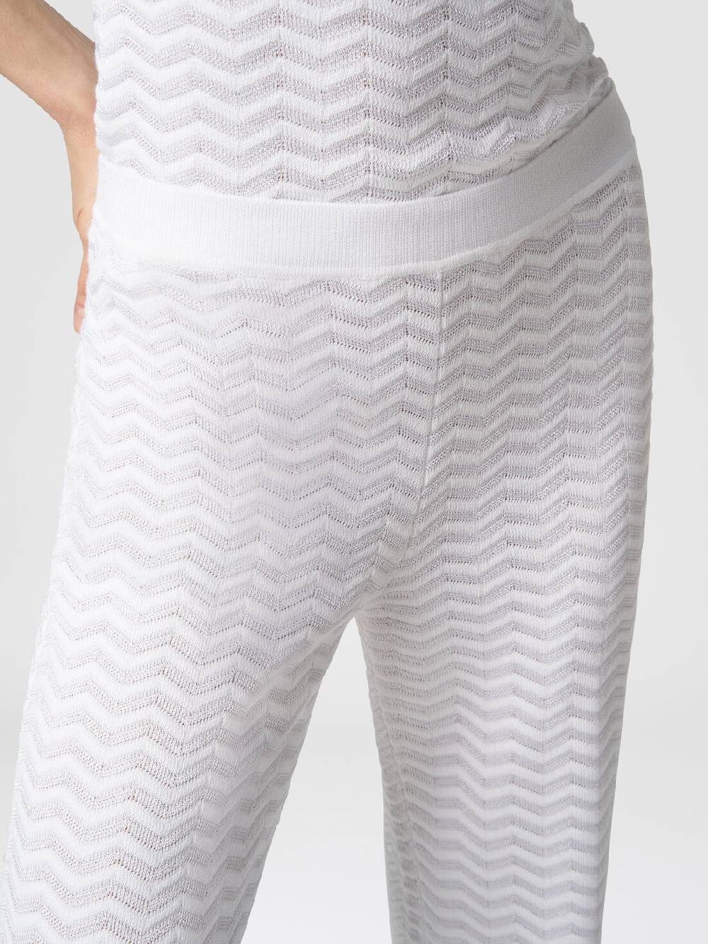 Missoni Pantaloni in maglia zig zag Nuovo