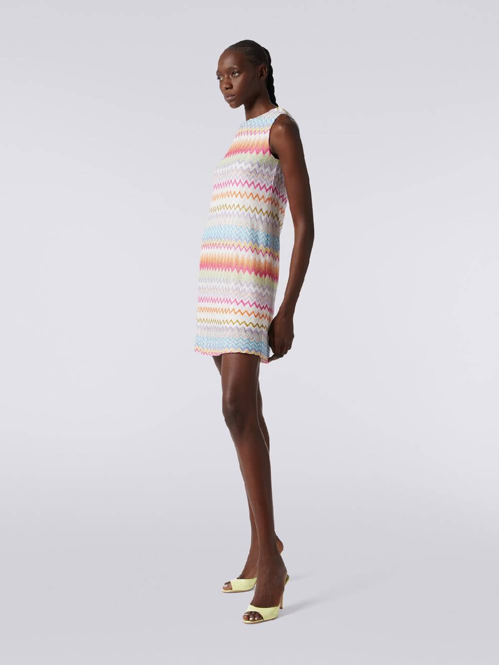 Missoni Abito a sacchetto in viscosa zig zag con lurex Promozione