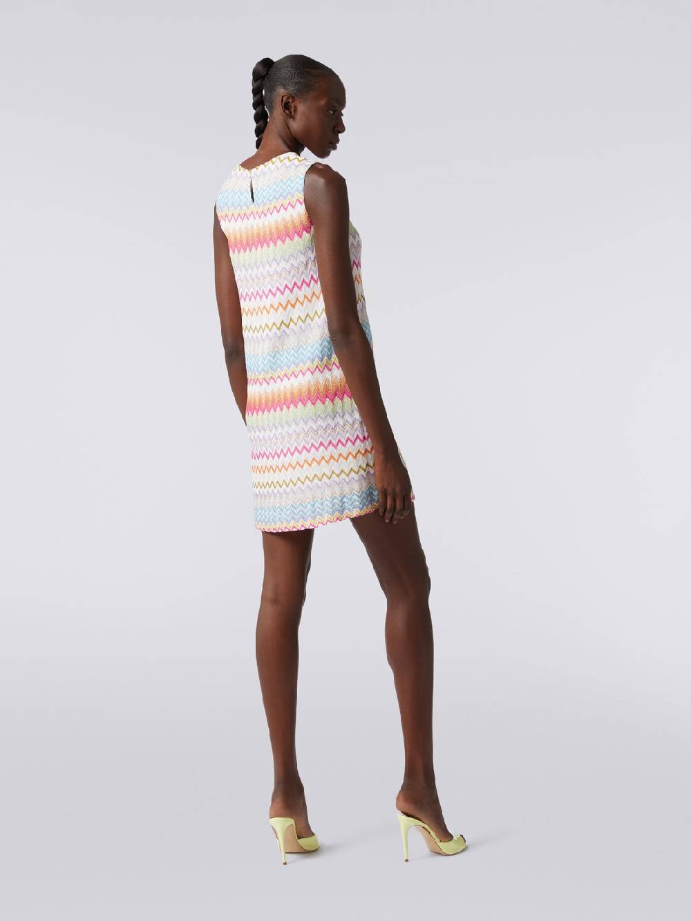 Missoni Abito a sacchetto in viscosa zig zag con lurex Promozione
