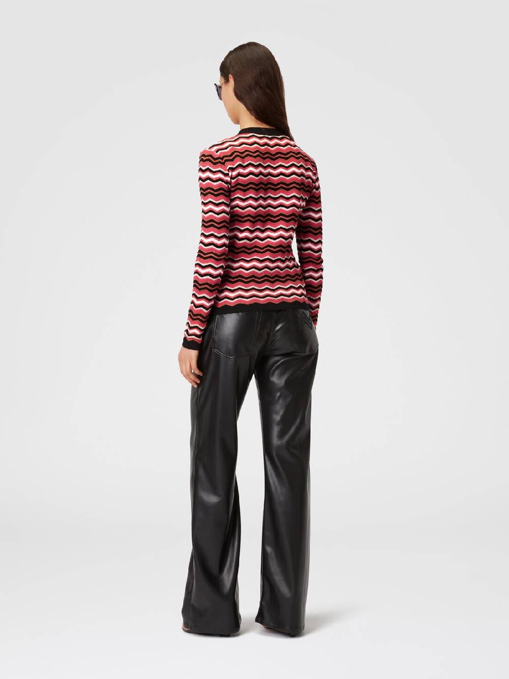Missoni Pullover girocollo in cotone e viscosa zig zag Pezzi Unici