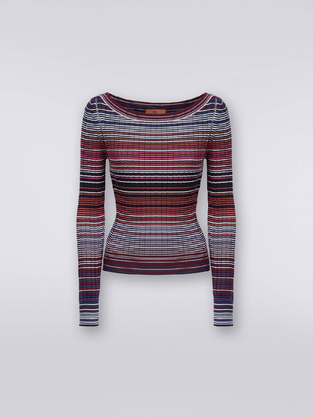 Missoni Pullover in cotone e viscosa a righe Soddisfazione Garantita