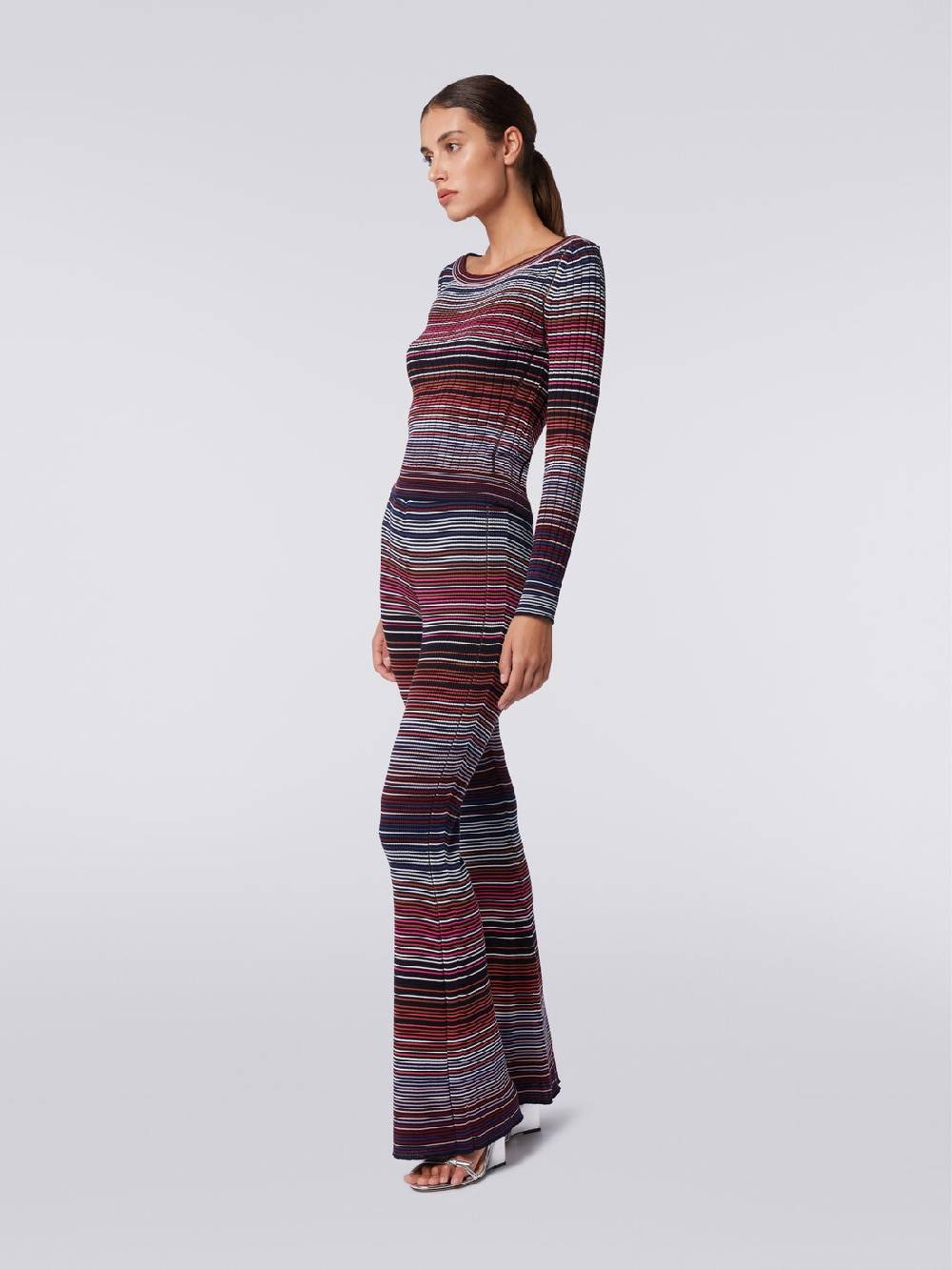 Missoni Pullover in cotone e viscosa a righe Soddisfazione Garantita