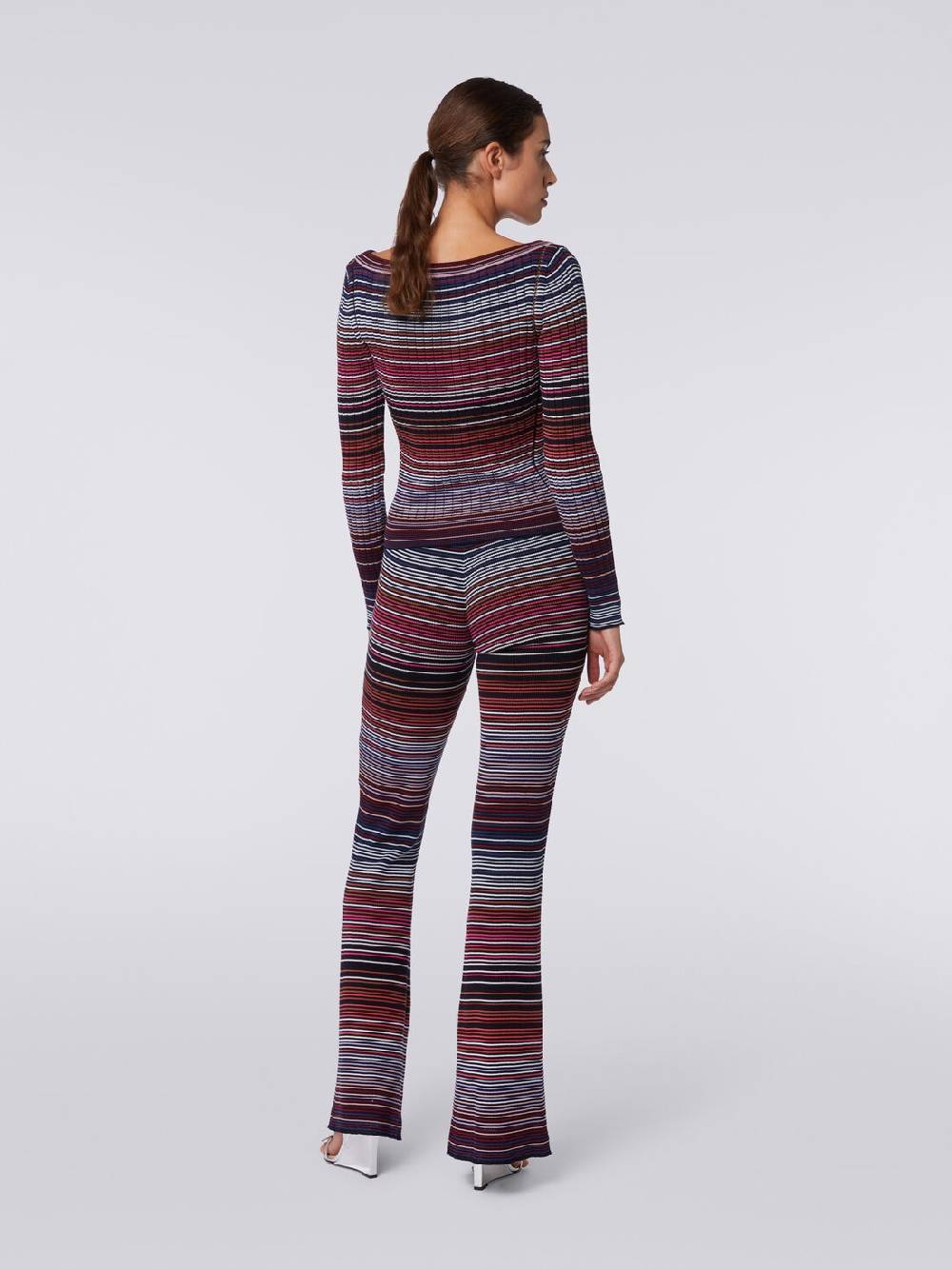 Missoni Pullover in cotone e viscosa a righe Soddisfazione Garantita
