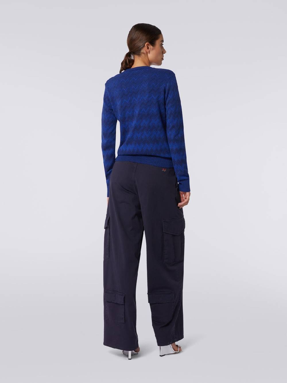 Missoni Pullover con scollo a V in cachemire con zig zag Qualità Garantita