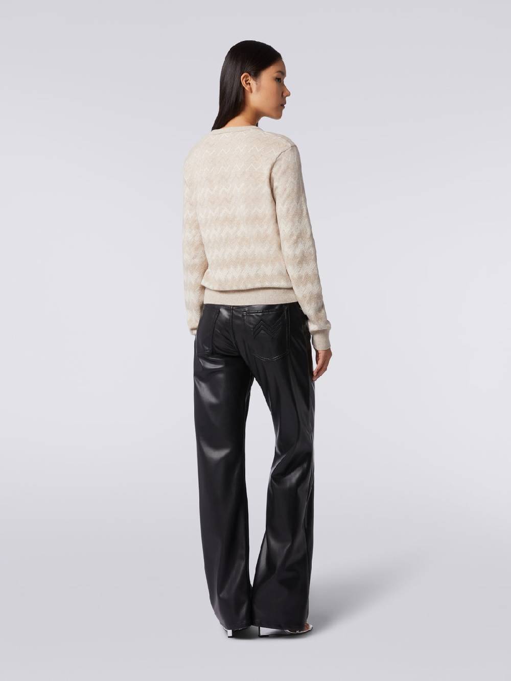 Missoni Pullover con scollo a V in cachemire con zig zag Consegna Veloce
