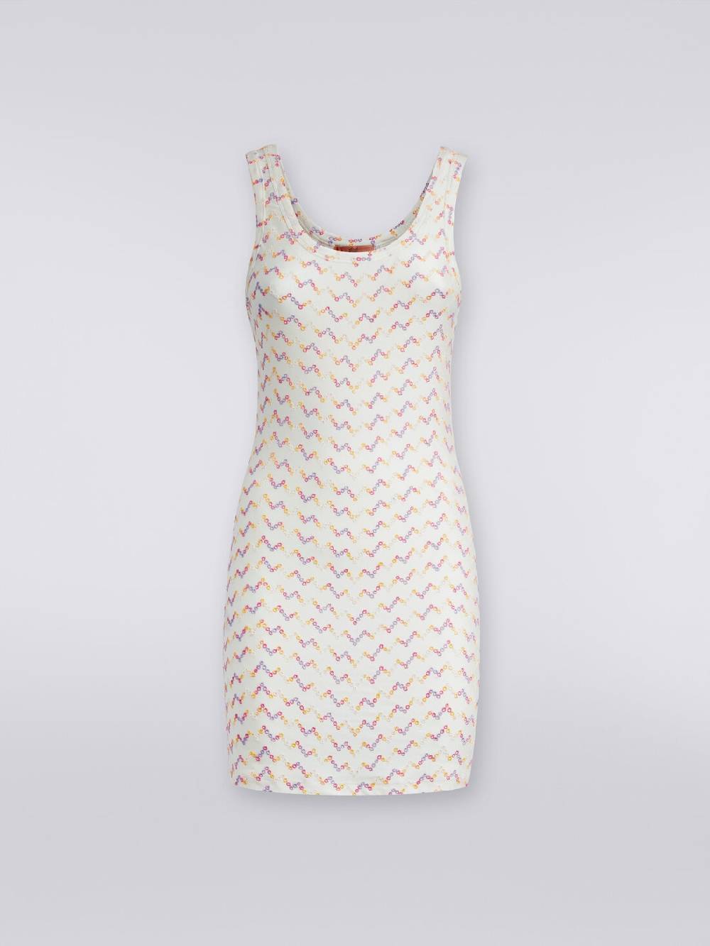 Missoni Mini-abito smanicato stretch con pizzo sangallo Convenienza