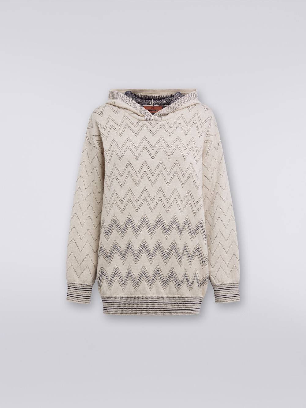 Missoni Pullover in misto lana zig zag con lurex Presa