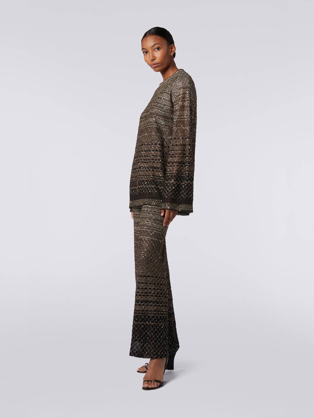 Missoni Pullover girocollo in misto viscosa dégradé con paillettes Economico