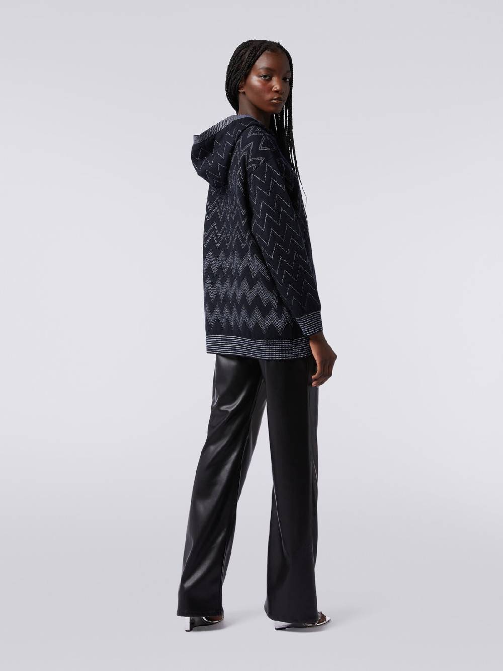 Missoni Pullover in misto lana zig zag con lurex Online