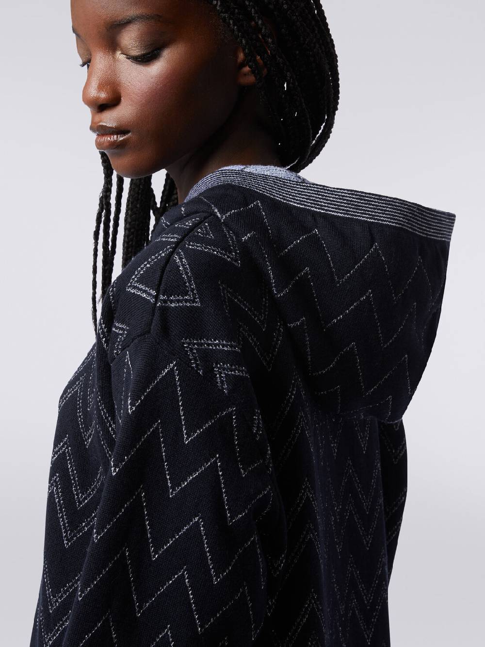 Missoni Pullover in misto lana zig zag con lurex Online